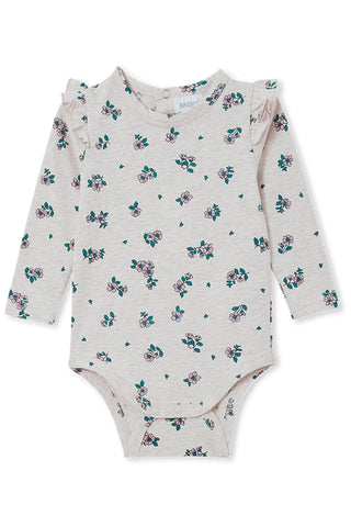 Sweet Floral Frill Bubbysuit