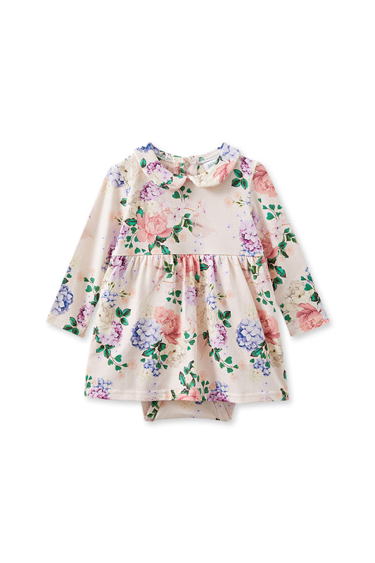 Hydrangea Zip Frill Romper