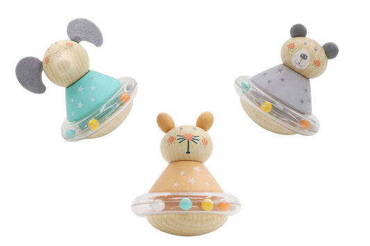 Wooden Roly-Poly Animals - Assorted