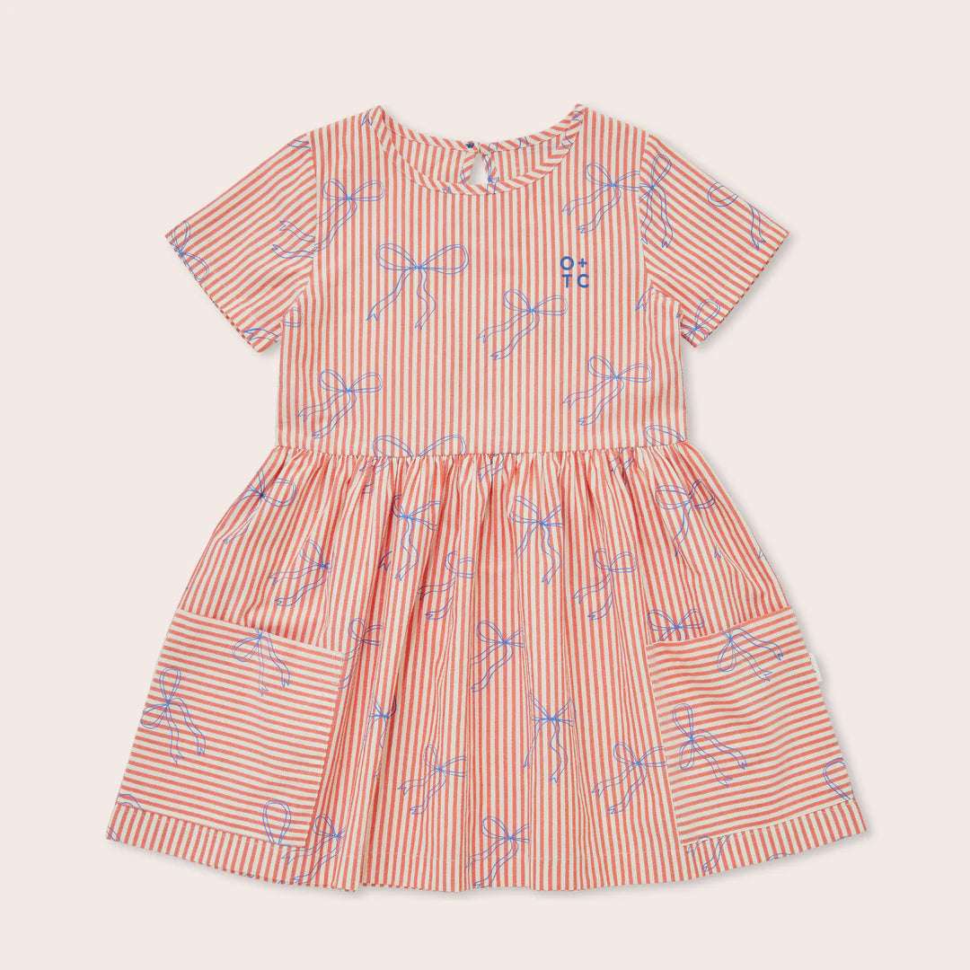 Ruby Stripe Ribbon Noa Dress