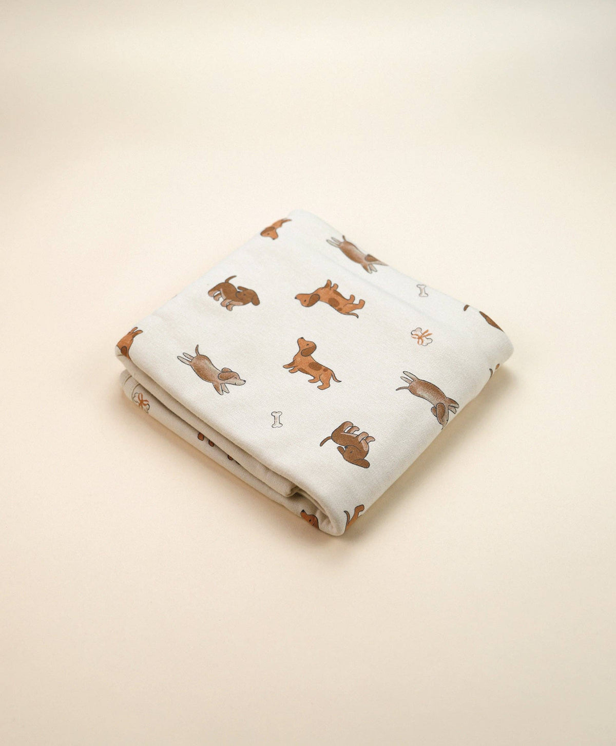 Organic Cotton Swaddle Wrap - Dachshund Dog
