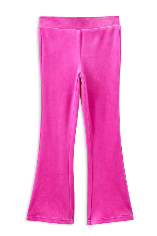 Pink Lemonade Velour Flares
