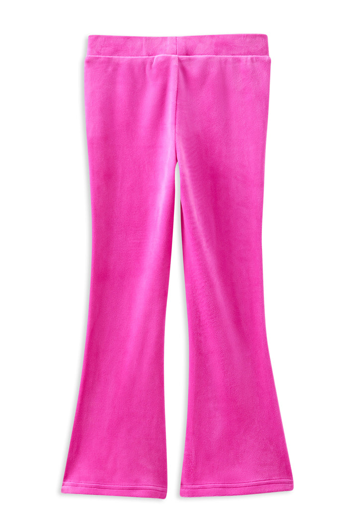 Pink Lemonade Velour Flares
