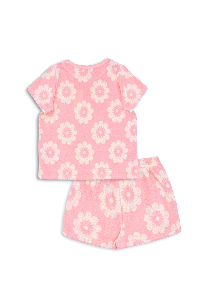 Floral Terry Towelling Set