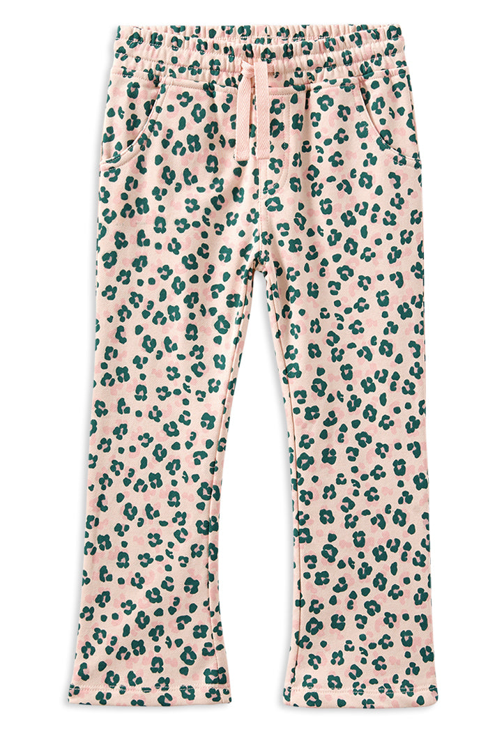 Leopard Fleece Track Pant