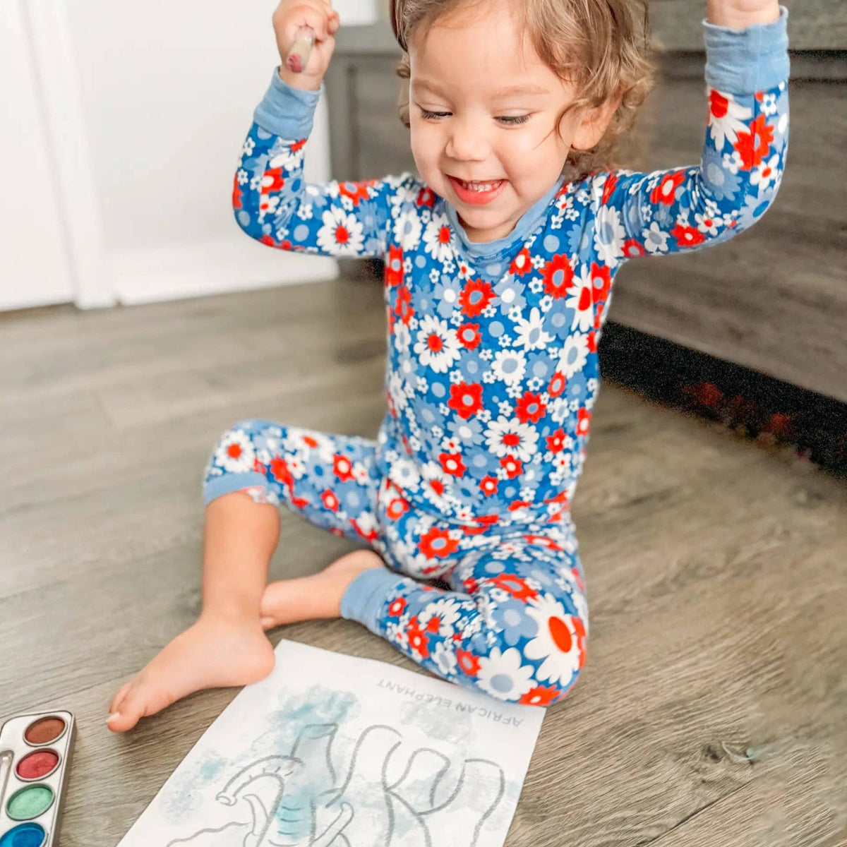 Honeysticks Toddler's First Colouring Book - Endangered Animals Adventure