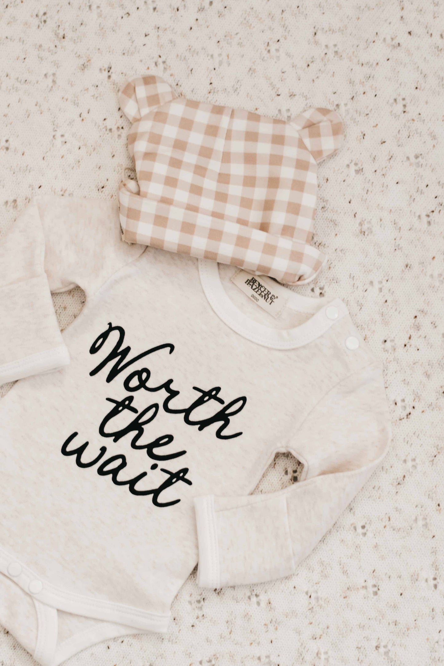 Baby Beanie - Gingham