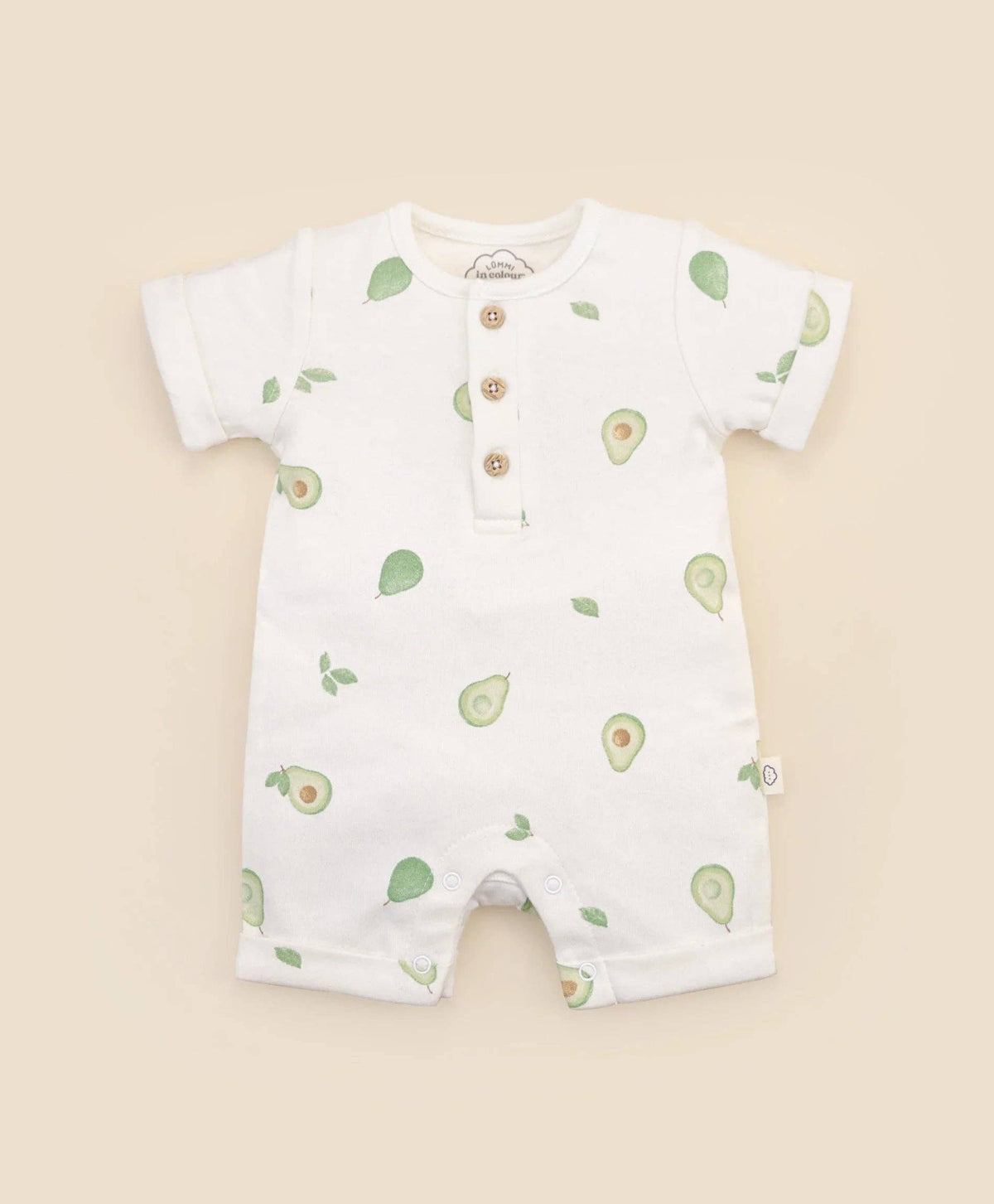 Organic Cotton Romper - Avocados