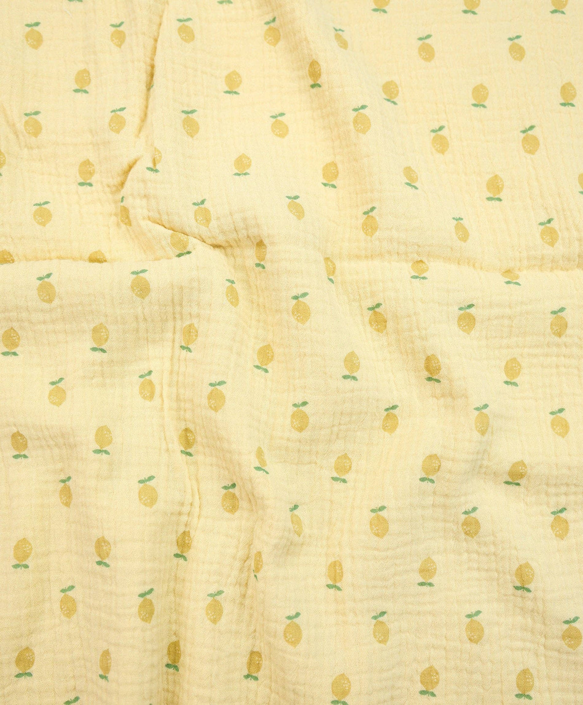 Organic Cotton Muslin Swaddle Wrap - Lemons