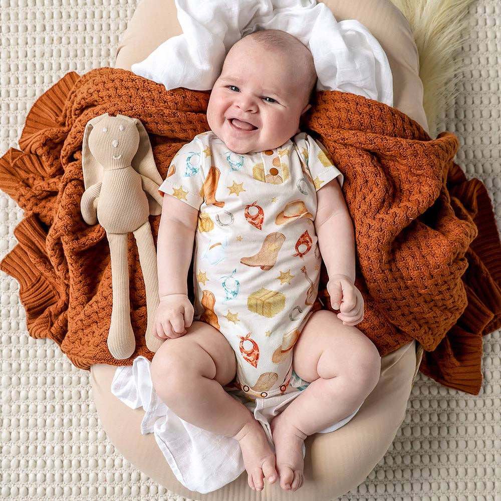 Cowboys Short Sleeve Organic Bodysuit
