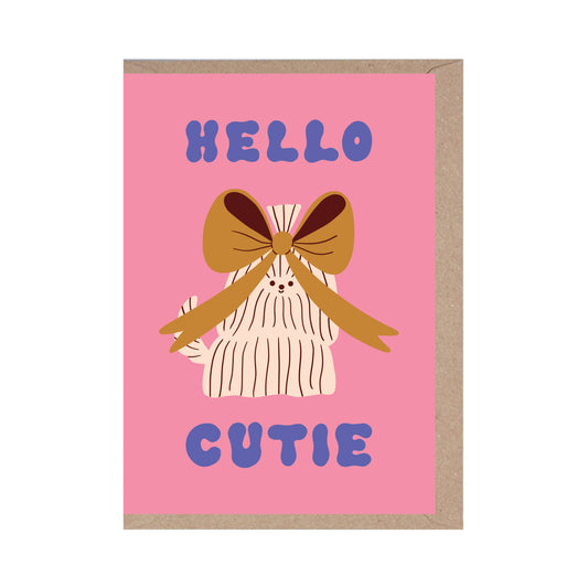Hello Cutie - New Baby Card