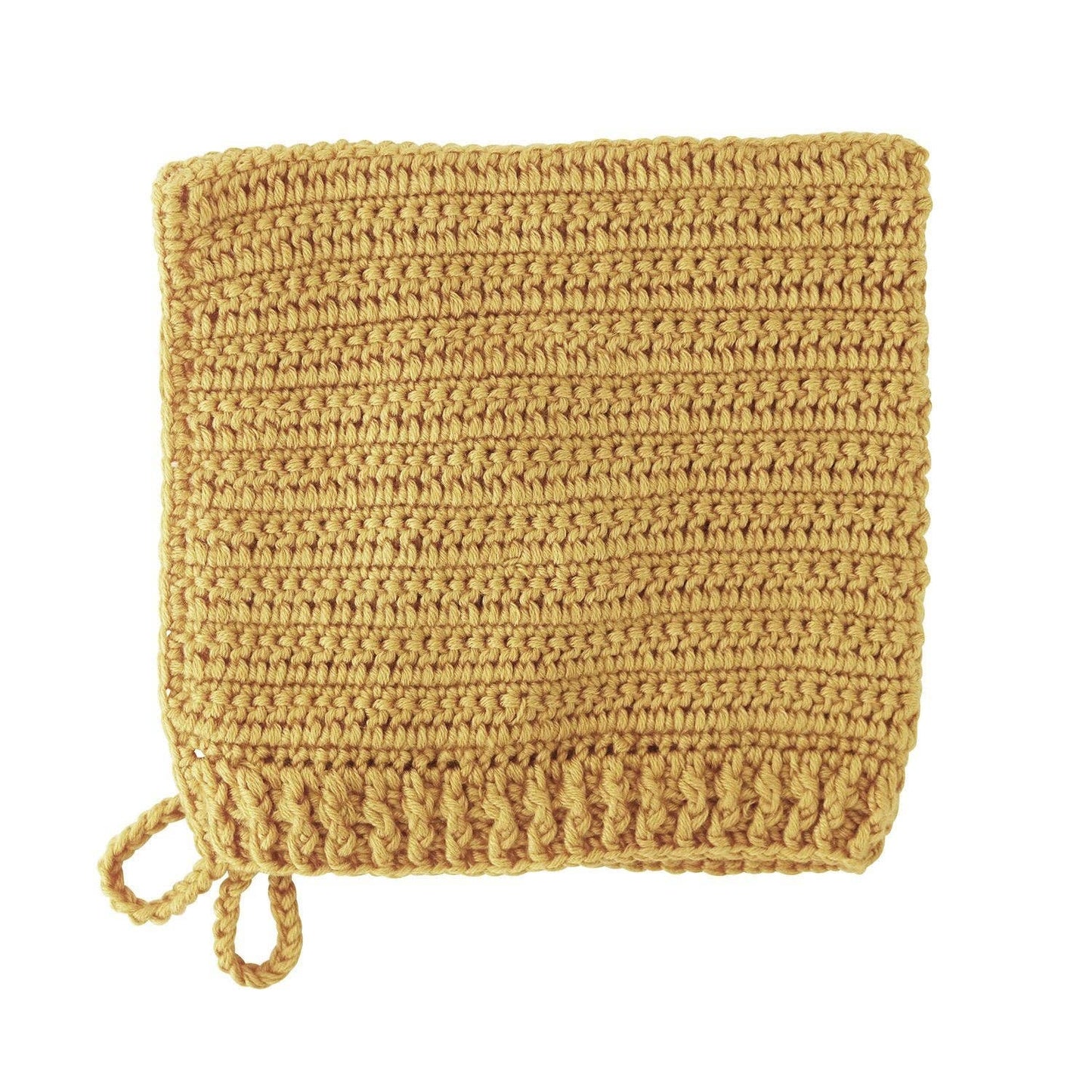 Crochet Bonnet & Bootie Set in Turmeric