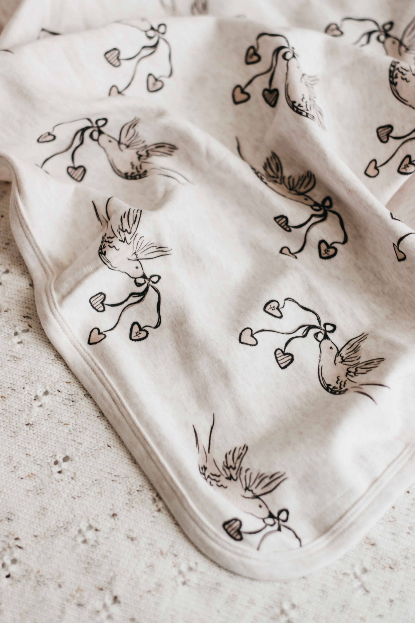 Jersey Swaddle - Swallow