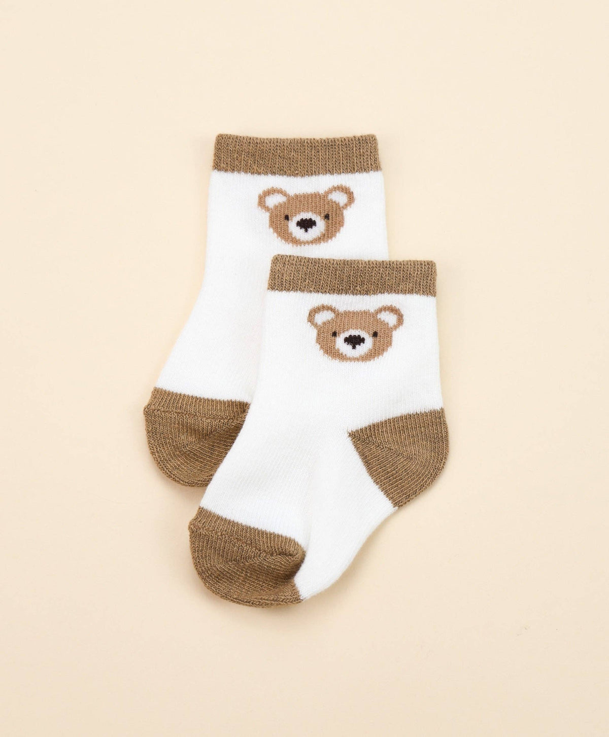 Organic Cotton Baby Socks - Bear