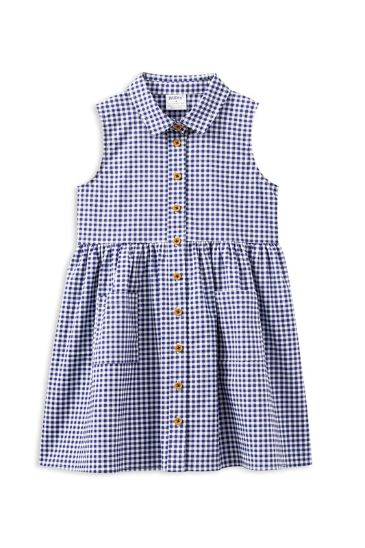 Gingham Dress (Size 8-12)
