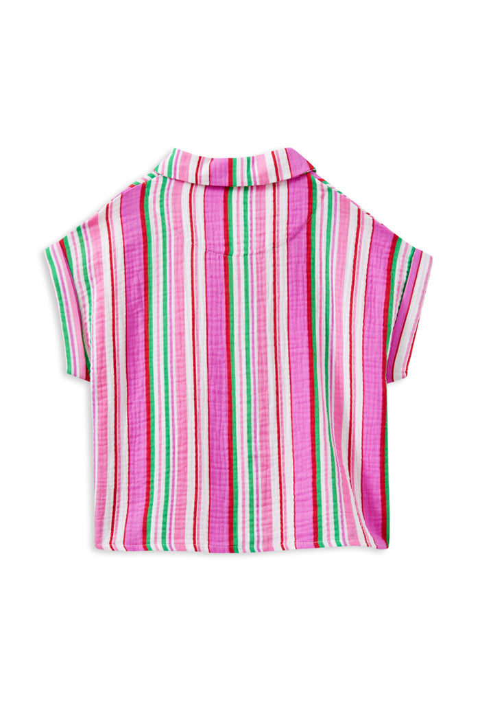 Crinkle Stripe Shirt