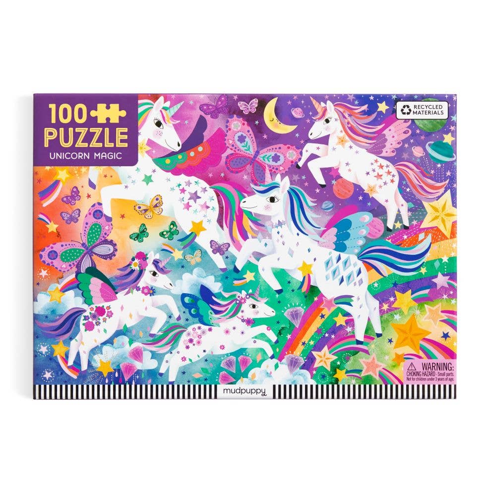 Mudpuppy 100 Pc Puzzle - Unicorn Magic