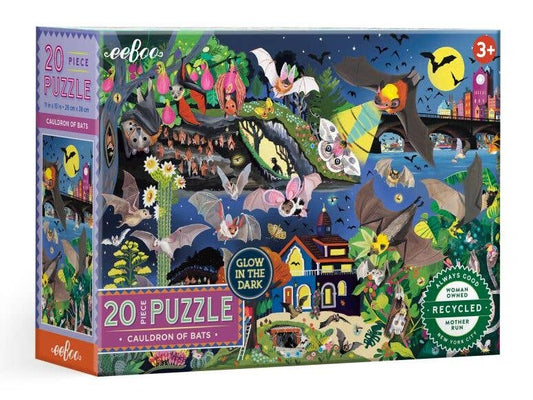 EeBoo 20 Pc Puzzle - Cauldron of Bats