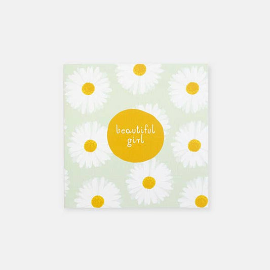 Daisy Fields Baby Girl Card