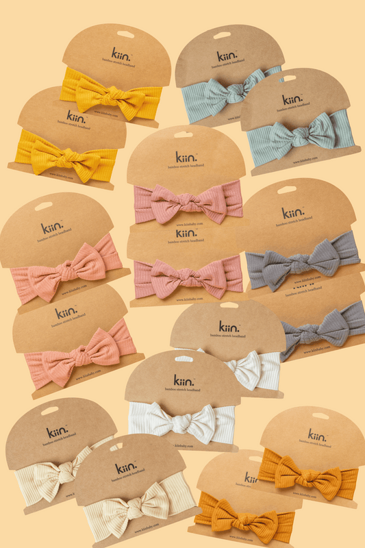 Bamboo Stretch Bow Headbands