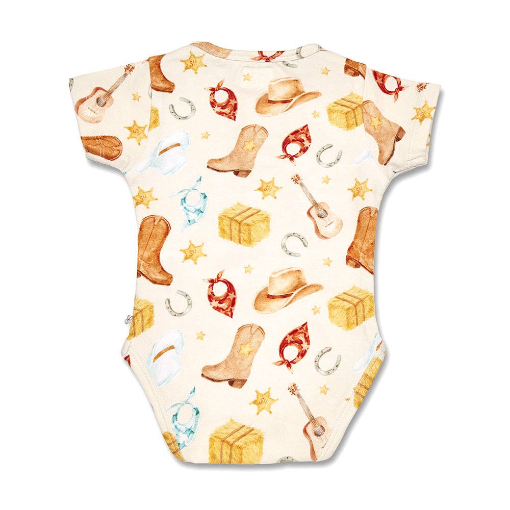 Cowboys Short Sleeve Organic Bodysuit