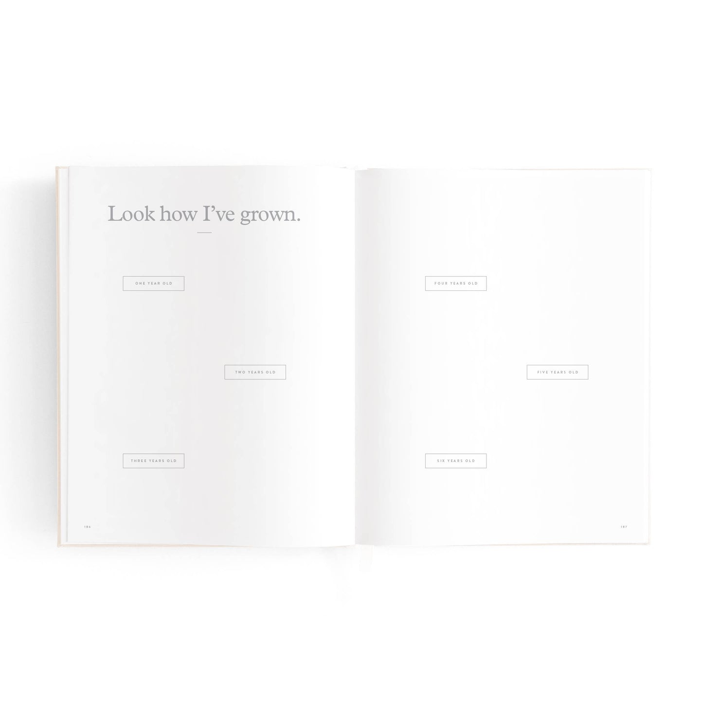 Mini Baby Book - Oatmeal