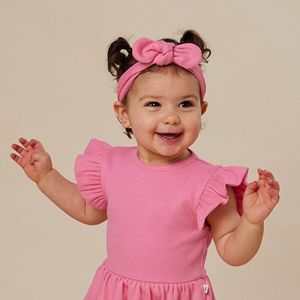 Candy Ribbed Organic Topknot