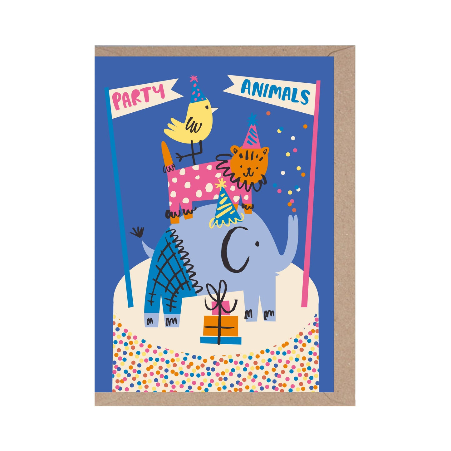 Party Animals - Cute Kids Birthday Card