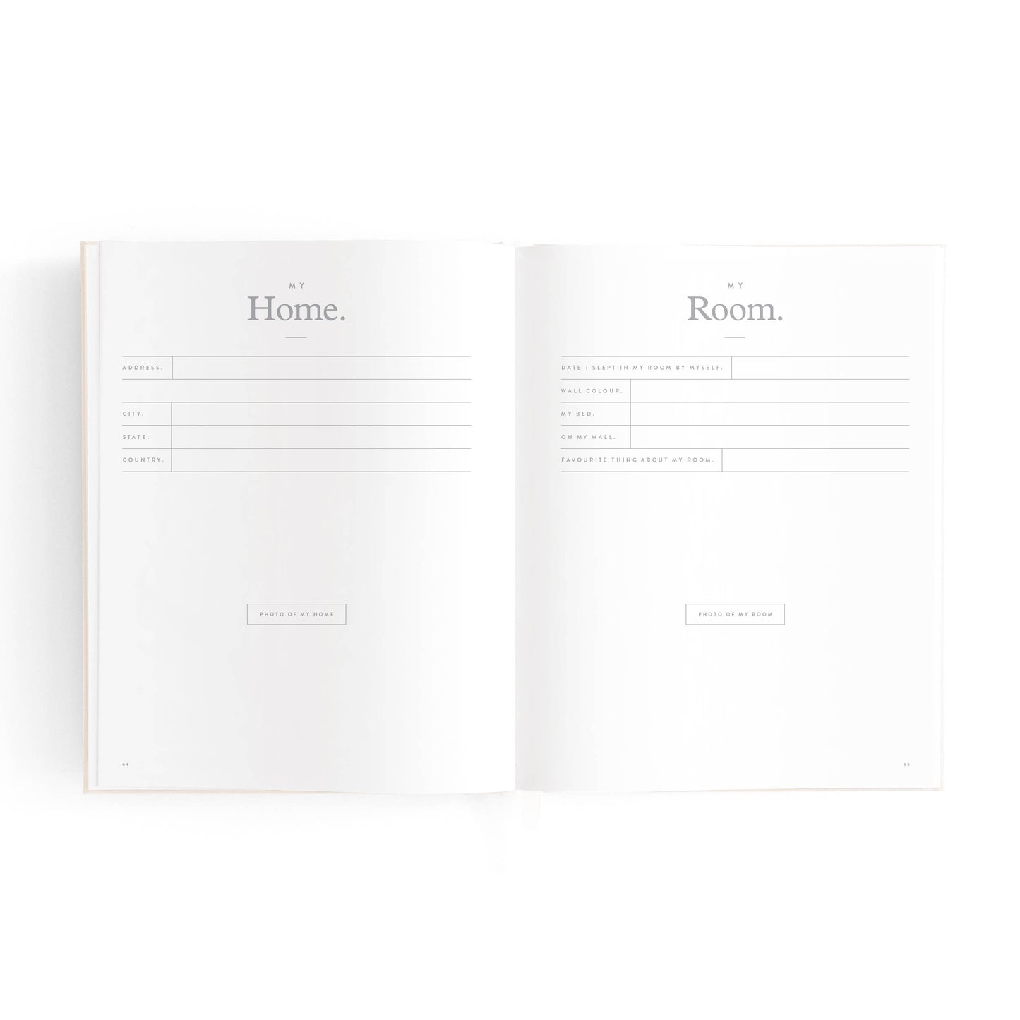 Mini Baby Book - Oatmeal