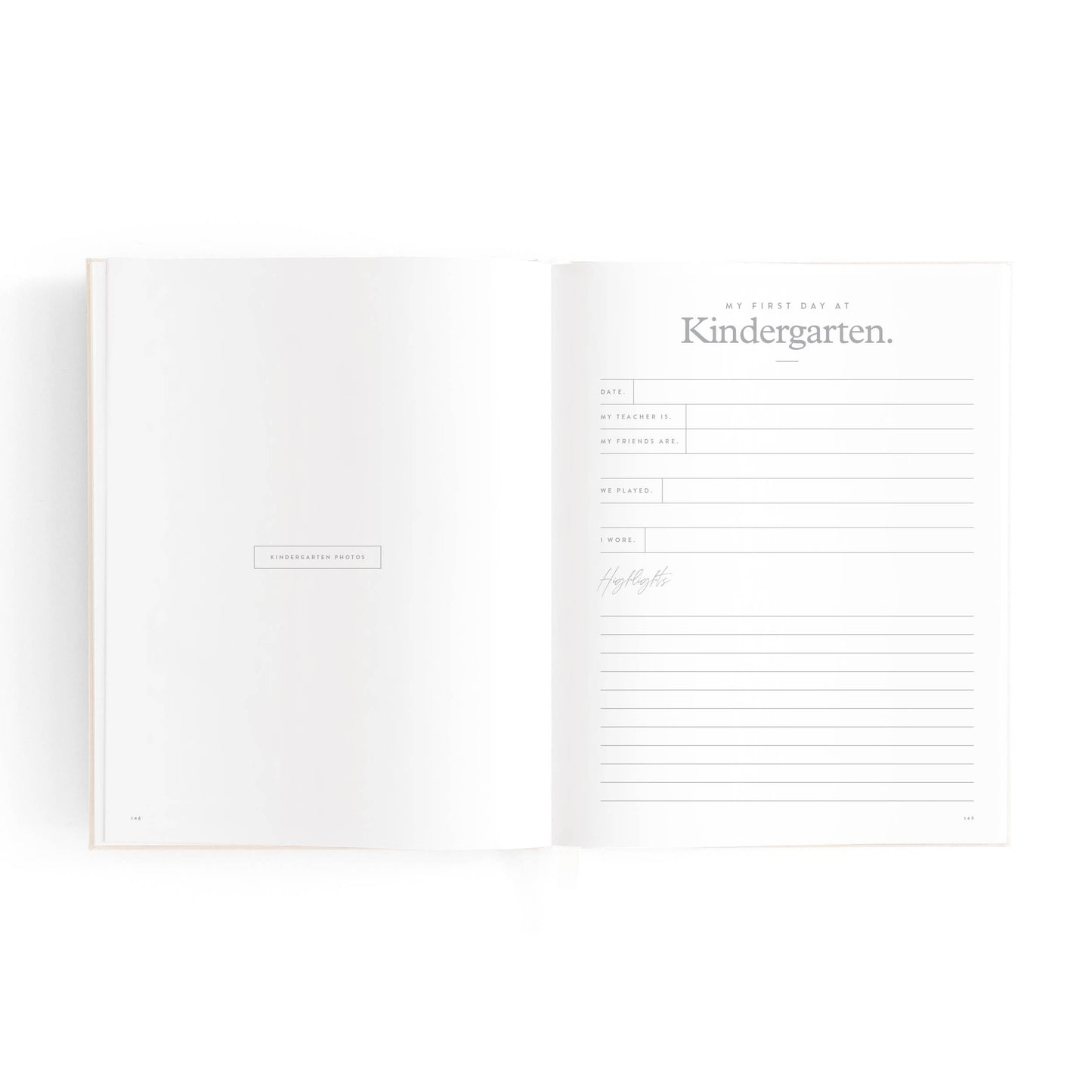 Mini Baby Book - Oatmeal