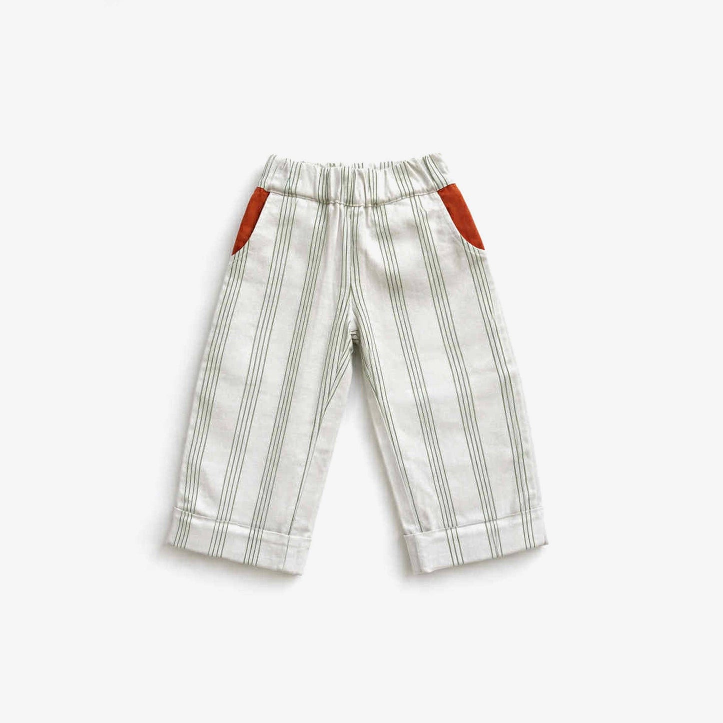 Contrast Pocket Stripe Chinos