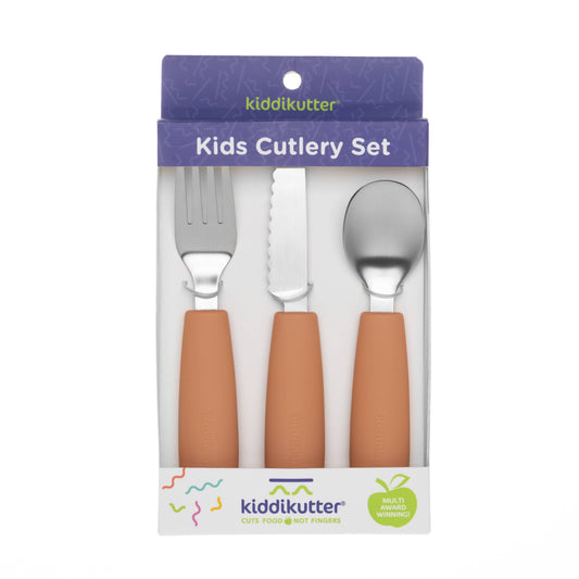 KiddiKutter Cutlery Set Peach Fuzz