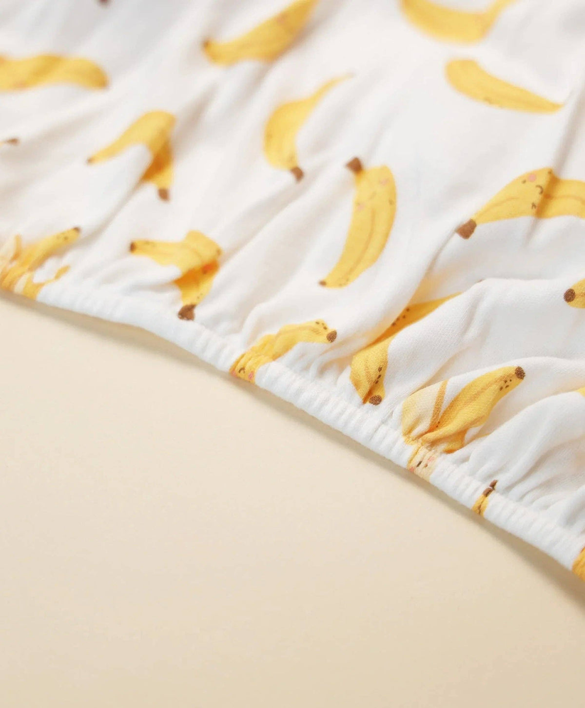 Organic Cotton Cot Sheet - Bananas