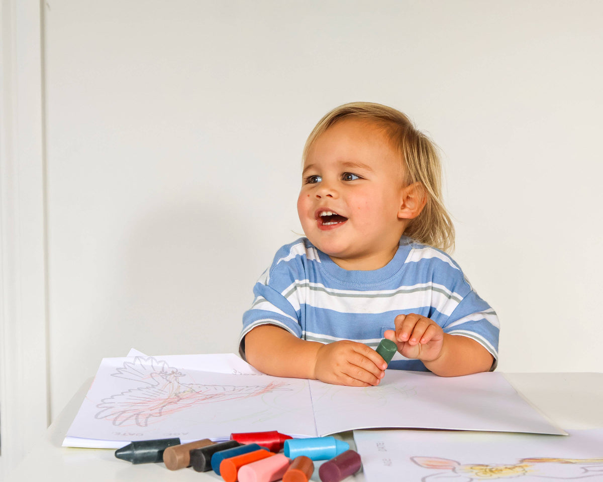 Honeysticks Toddler's First Colouring Book - Endangered Animals Adventure