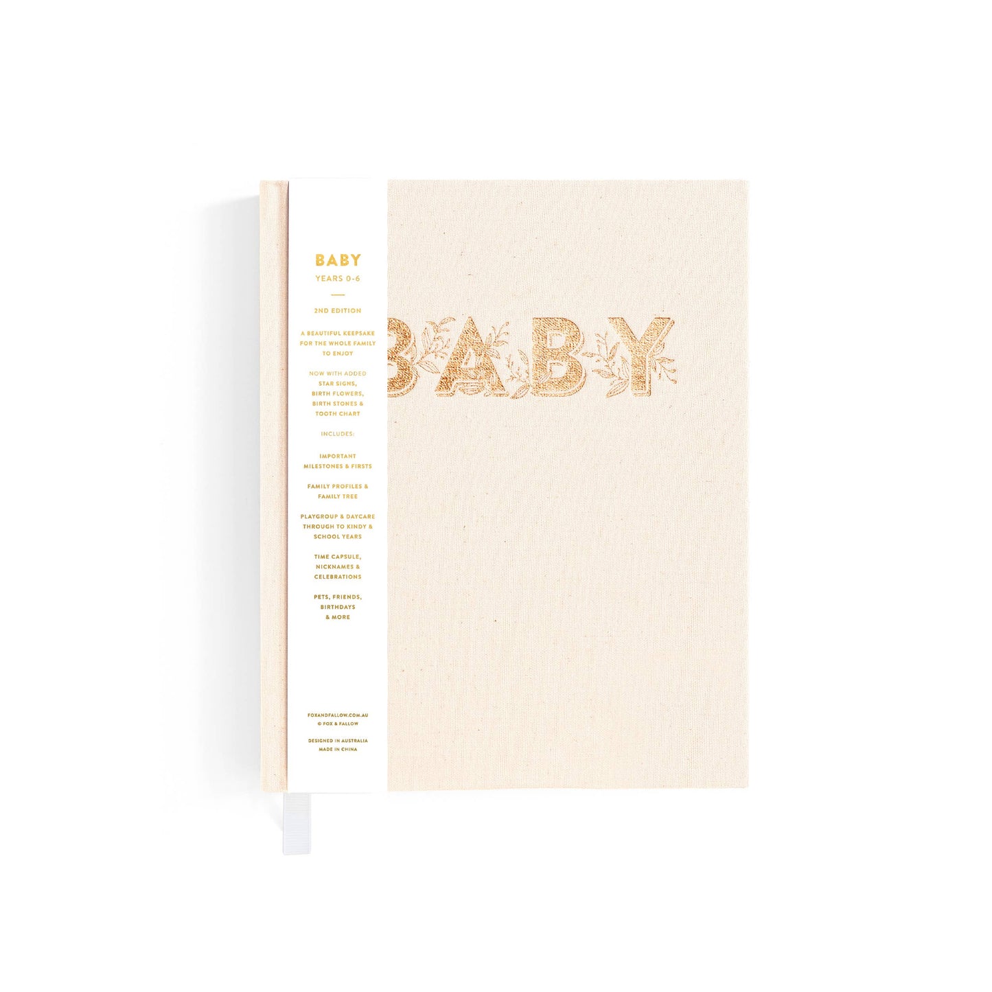 Mini Baby Book - Oatmeal