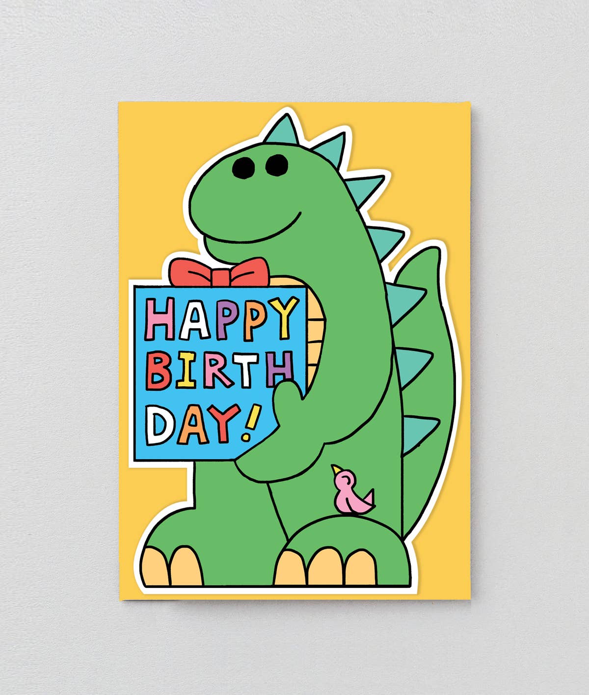 Happy Birthday Monster Shaped Card