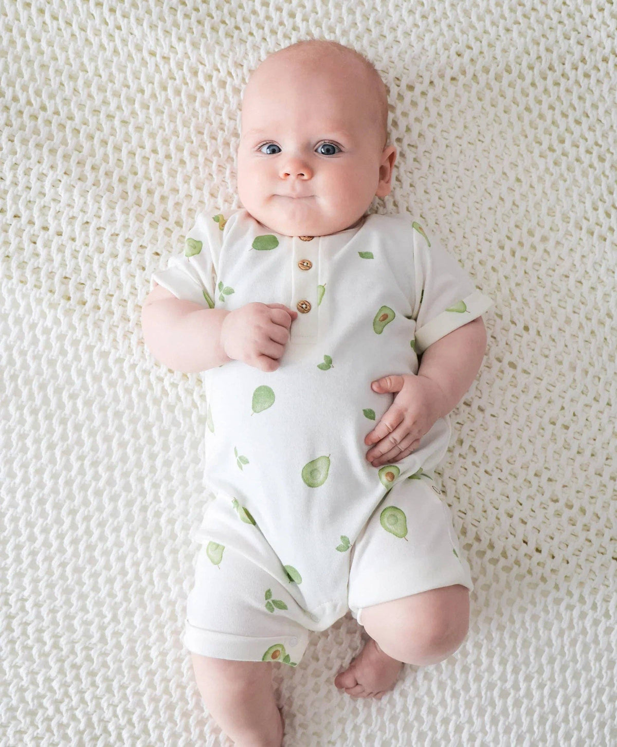Organic Cotton Romper - Avocados