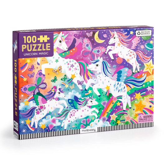 Mudpuppy 100 Pc Puzzle - Unicorn Magic