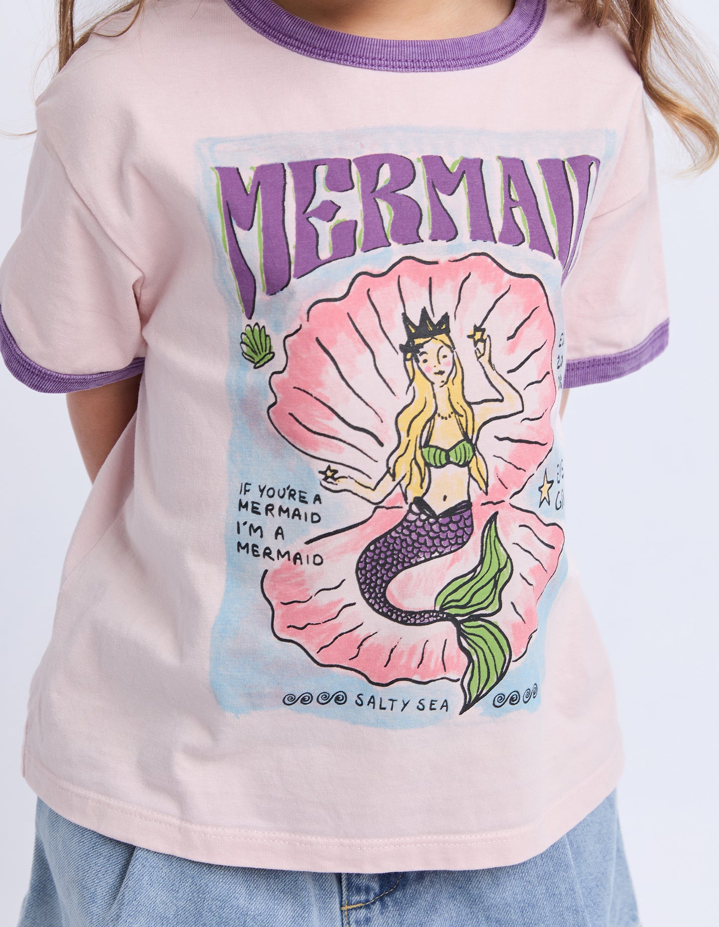 Mermaid Ringer Tee