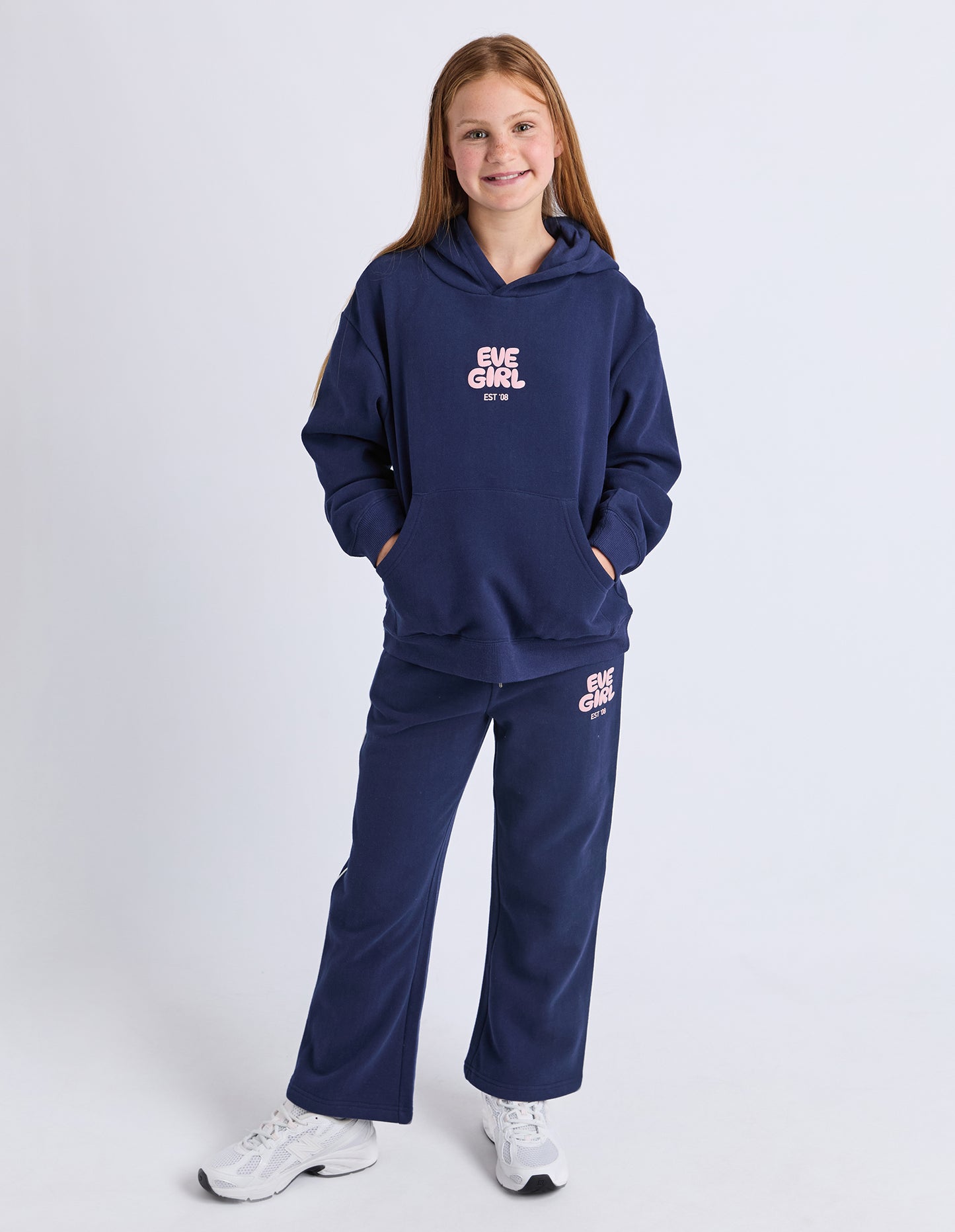 Navy Sports Club Hoodie 8-14