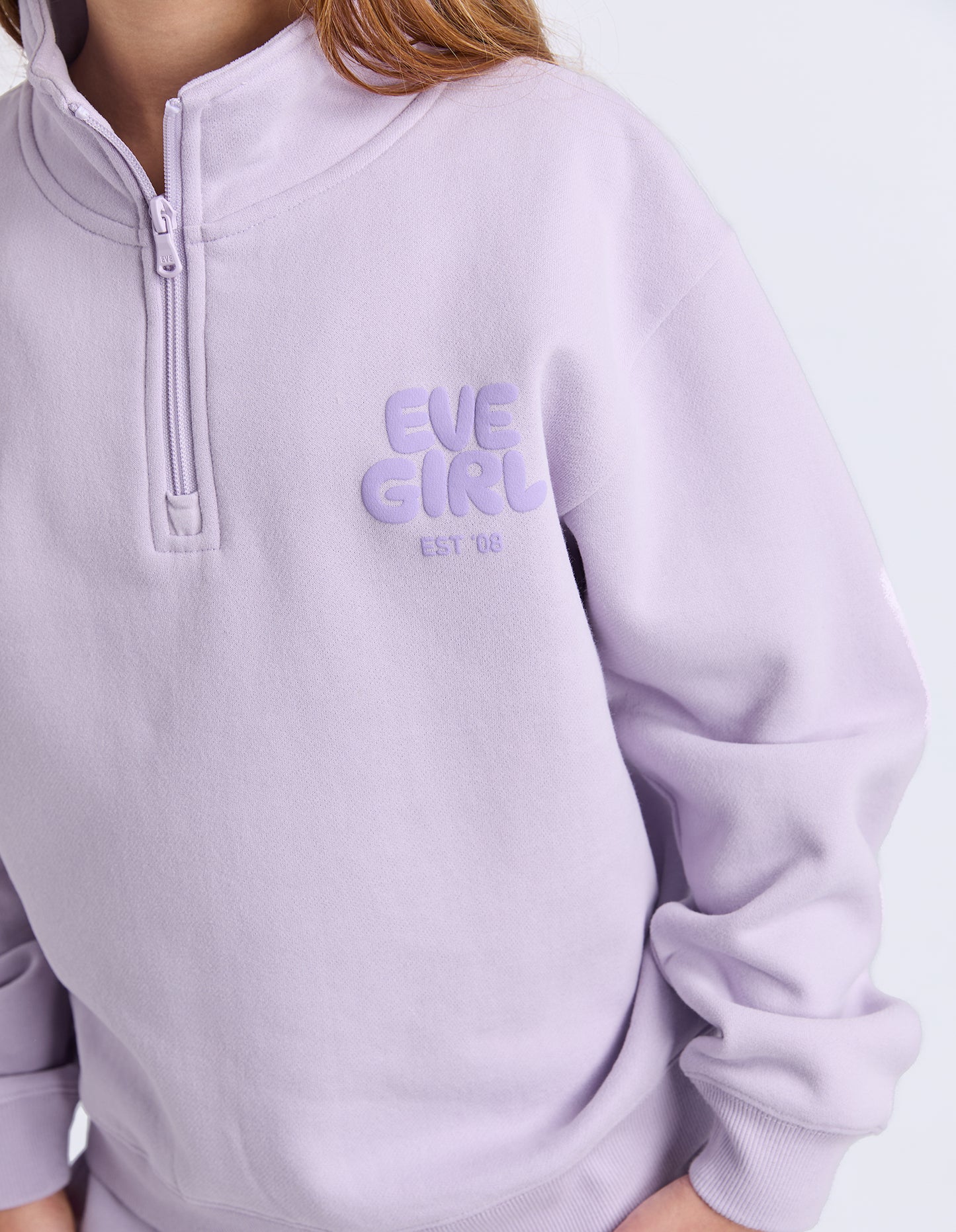 Lavender Sports Club 1/4 Zip Jumper 8-14