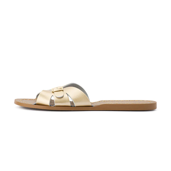 Salt Water Classic Slide in Gold - Adult