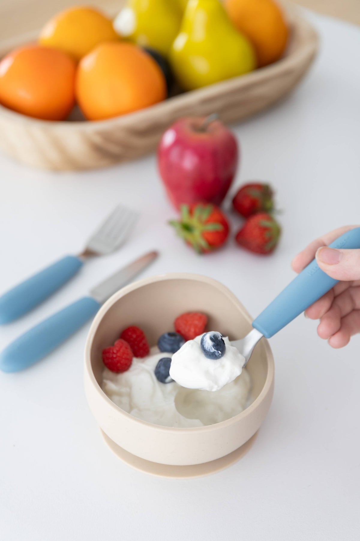KiddiKutter Cutlery Set Sky Blue