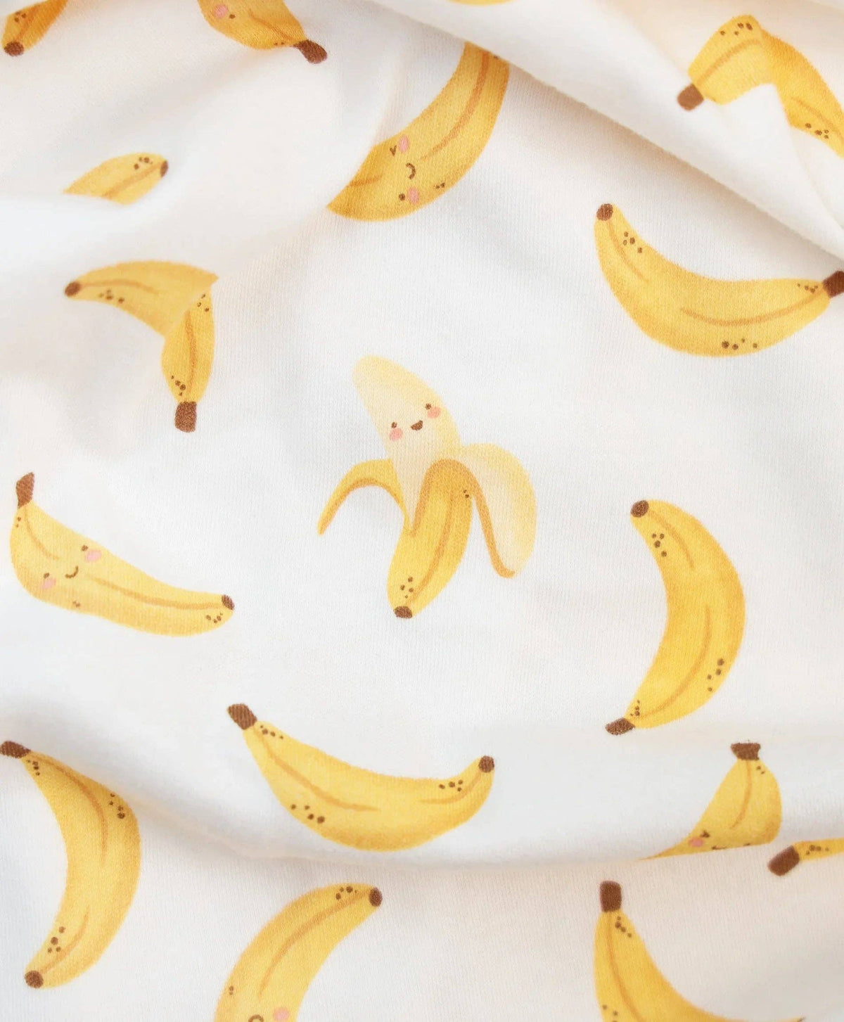 Organic Cotton Cot Sheet - Bananas