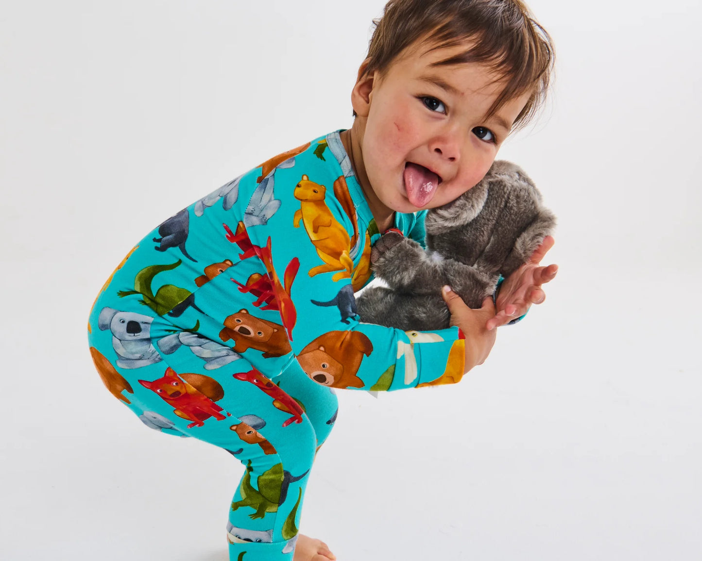 Home Among The Gum Trees Long Sleeve Zip Romper