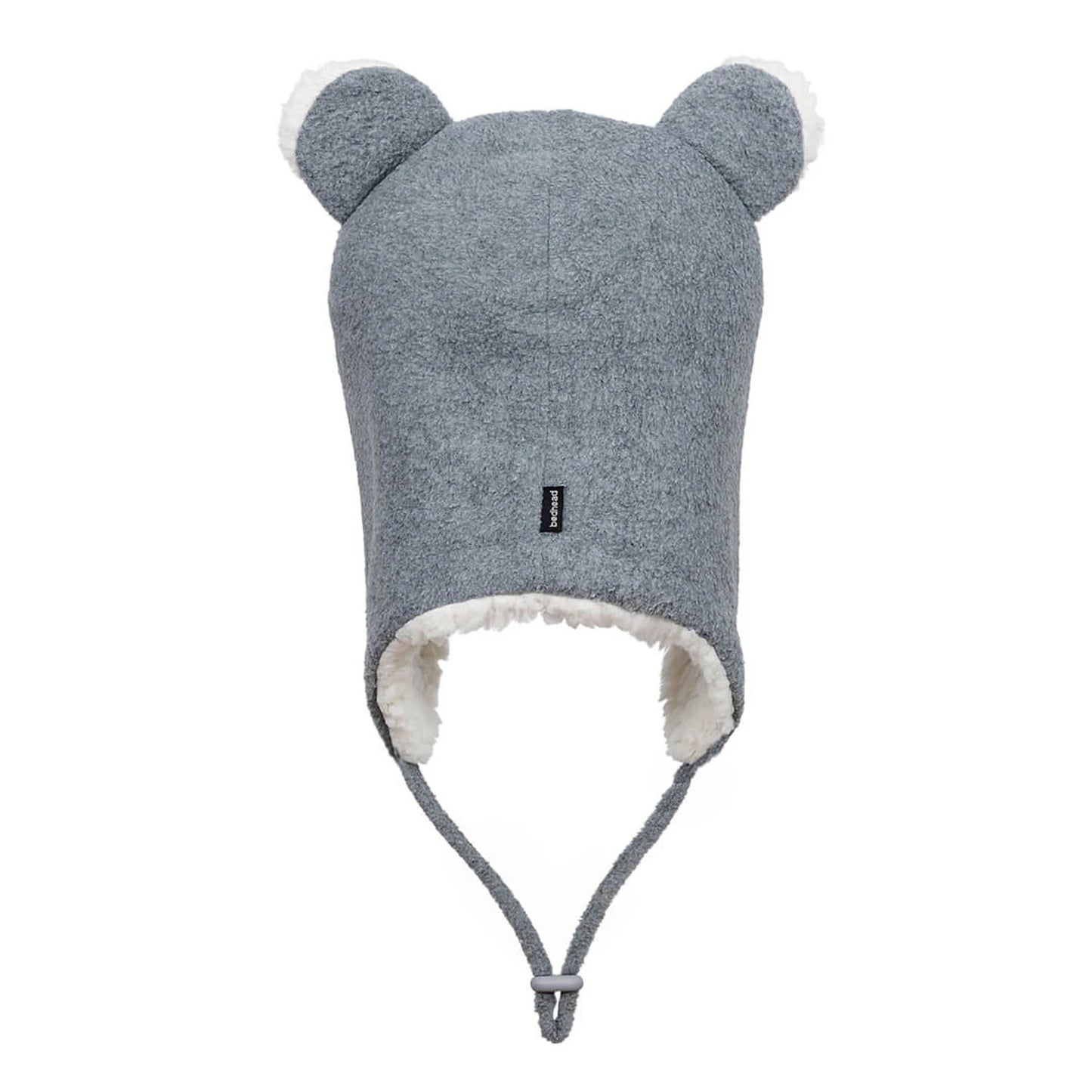 Koala Fleecy Winter Beanie - Grey Marle