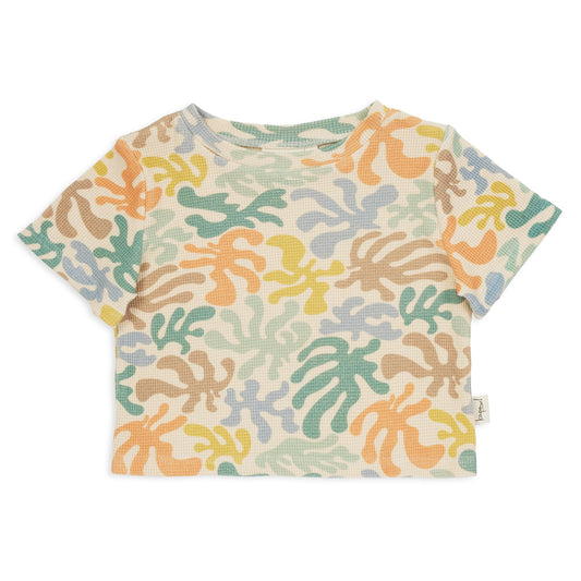Coral Waffle T-shirt