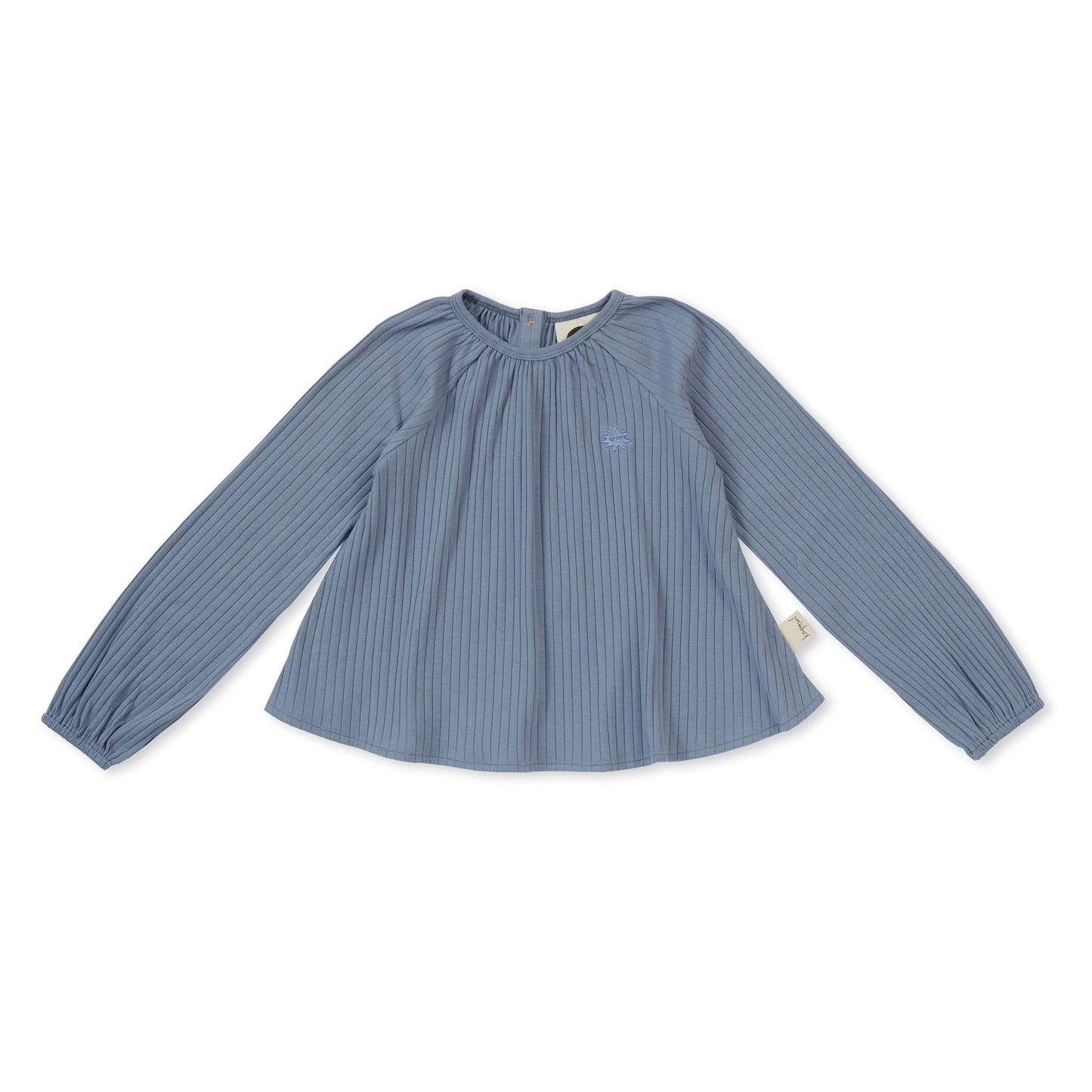 Cornflower RibSmock Blouse
