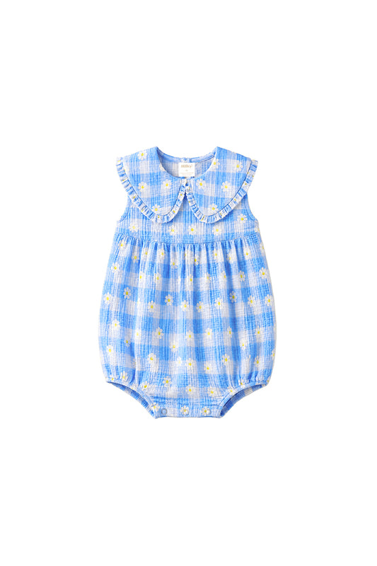 Daisy Check Playsuit