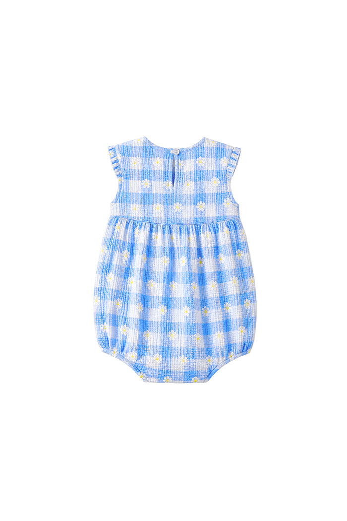 Daisy Check Playsuit